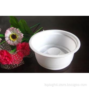 200ml Round Disposable Clear Plastic Dessert Cups , White Y